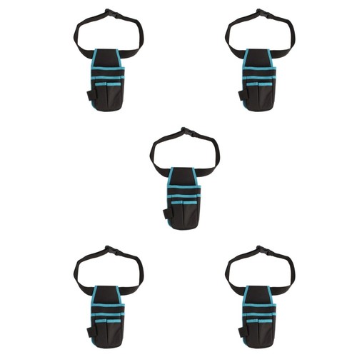 Adjustable black tool belt - black,